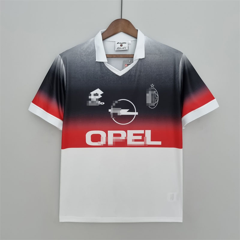 Camiseta AC Milan Retro 1995/1996 Negro/Blanco